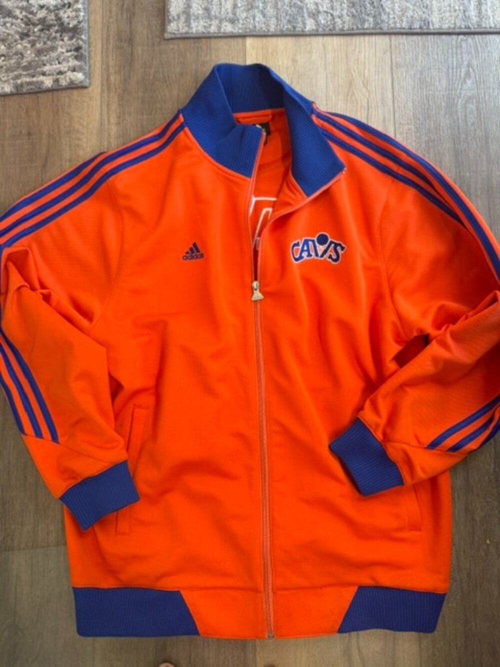 Adidas Cleveland CAVS Zip Jacket with Pockets Men Med